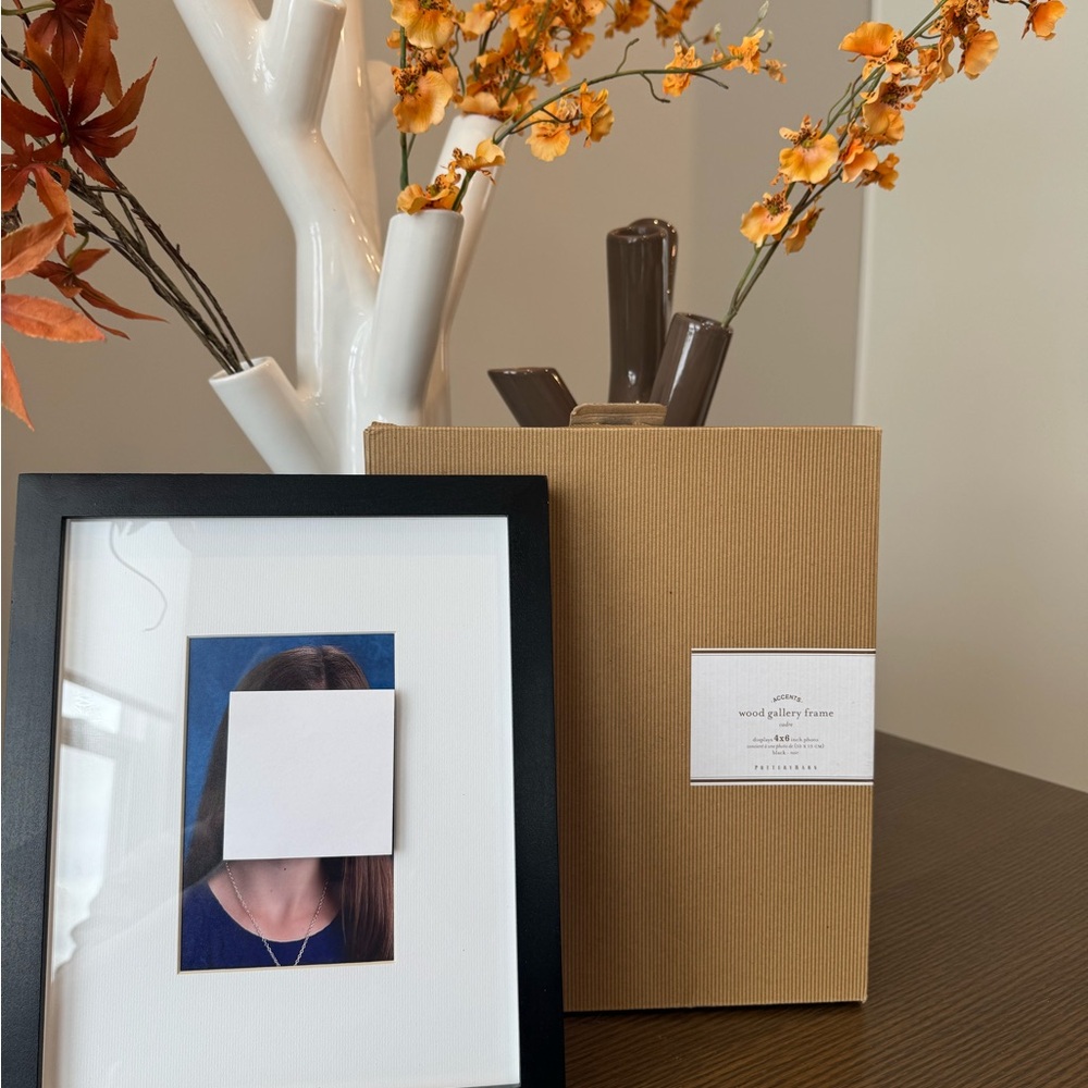 Pottery Barn Black Photo Frame